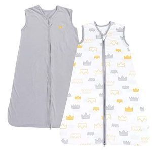 Baby Sleep Sack Gray Crown